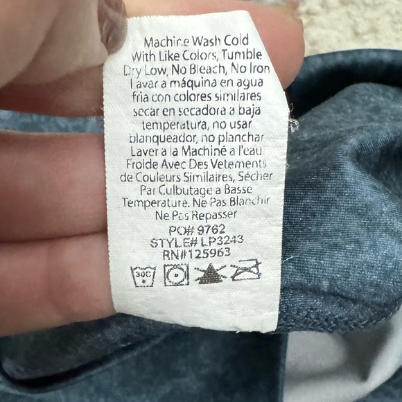 Beyond Yoga Lux High Waisted Midi Legging in Blue Printed Speckle - Picture 5 of 9